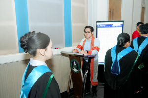 ร่วมพิธีการฝึกซ้อมใหญ่พิธีพระราชทานปริญญาบัตร ประจำปี พ.ศ. 2569